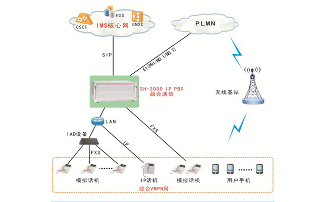 中大型企业综合VPMN方案